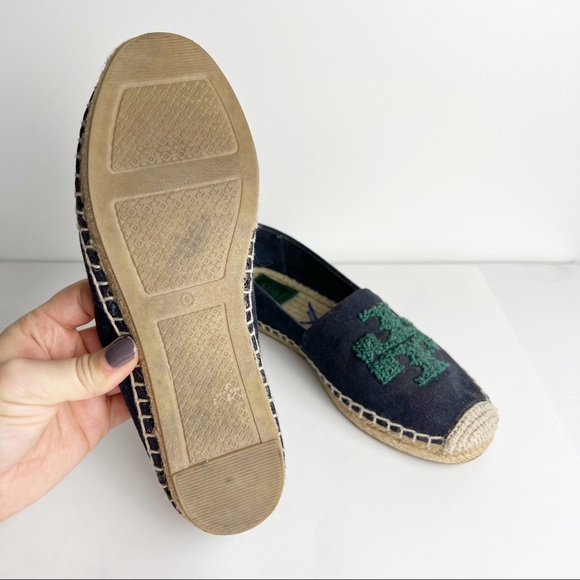 Tory Burch Elisa logo slip on espadrilles - Picture 3 of 4